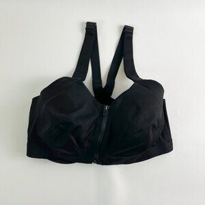 NWOT Victoria's Secret Sports Bra 36DDD Knockout Front-Close Black